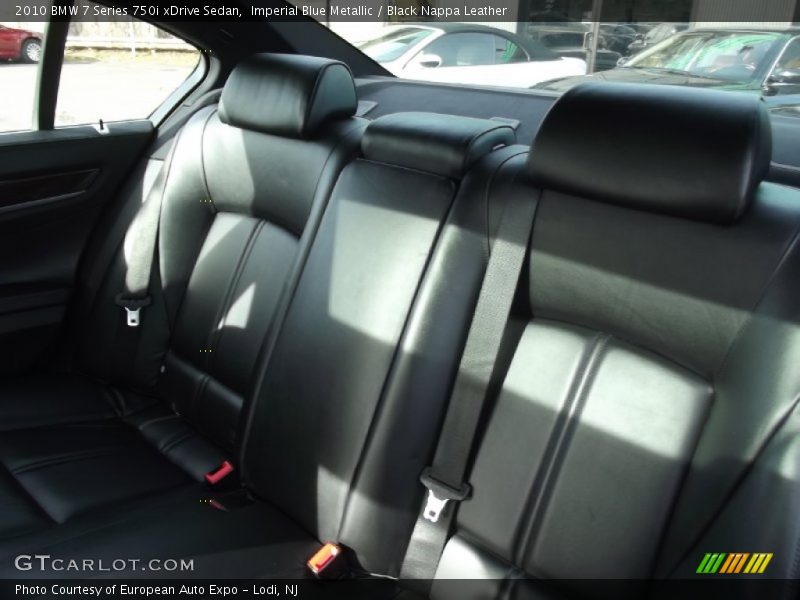 Imperial Blue Metallic / Black Nappa Leather 2010 BMW 7 Series 750i xDrive Sedan