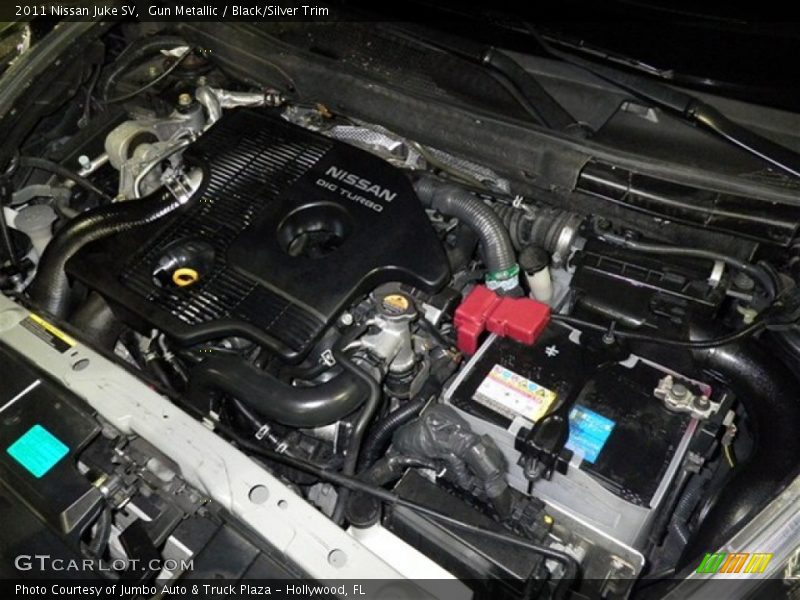 Gun Metallic / Black/Silver Trim 2011 Nissan Juke SV