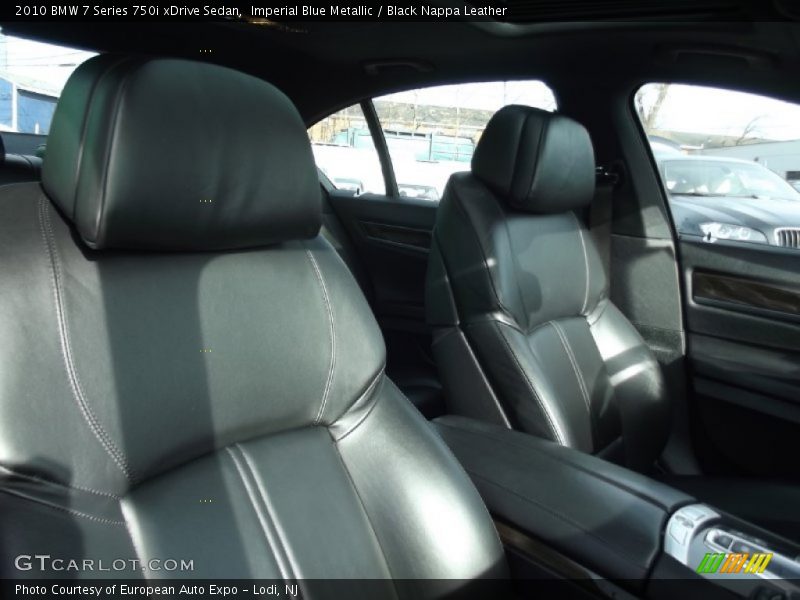Imperial Blue Metallic / Black Nappa Leather 2010 BMW 7 Series 750i xDrive Sedan