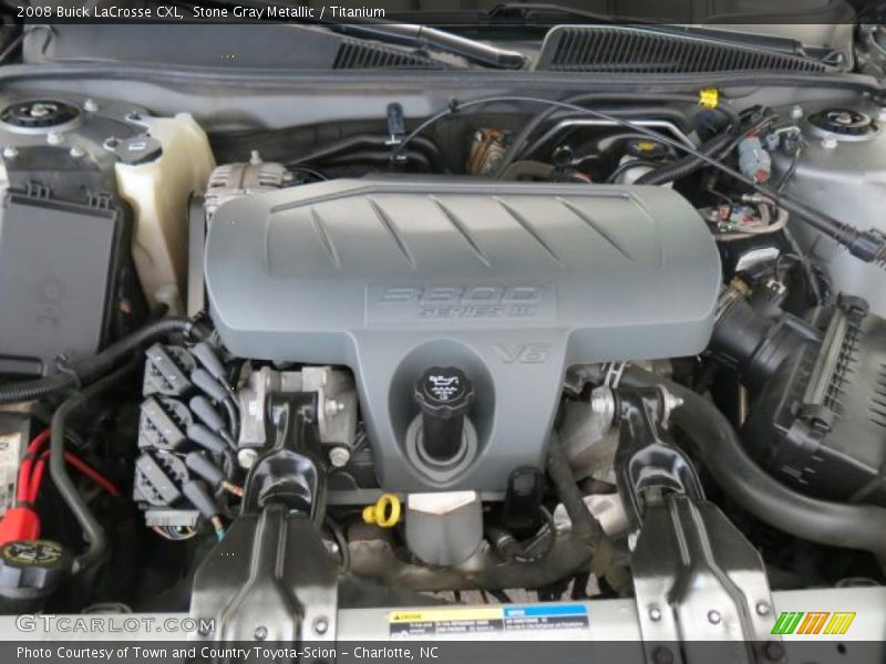 Stone Gray Metallic / Titanium 2008 Buick LaCrosse CXL
