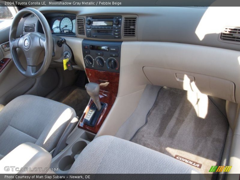 Moonshadow Gray Metallic / Pebble Beige 2004 Toyota Corolla LE