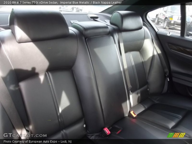 Imperial Blue Metallic / Black Nappa Leather 2010 BMW 7 Series 750i xDrive Sedan