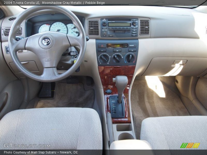 Moonshadow Gray Metallic / Pebble Beige 2004 Toyota Corolla LE