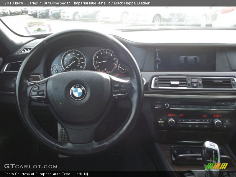 Dashboard of 2010 7 Series 750i xDrive Sedan