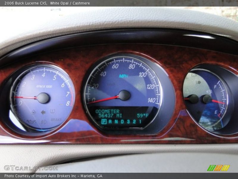 White Opal / Cashmere 2006 Buick Lucerne CXS
