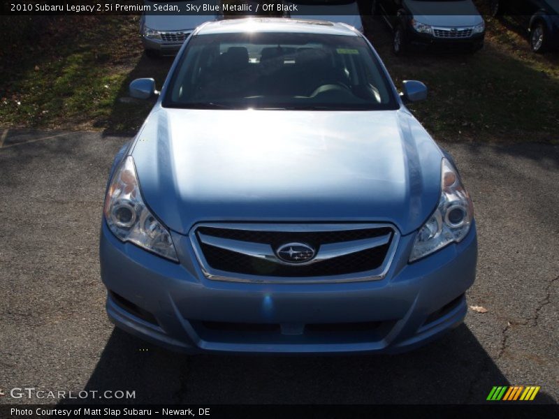 Sky Blue Metallic / Off Black 2010 Subaru Legacy 2.5i Premium Sedan