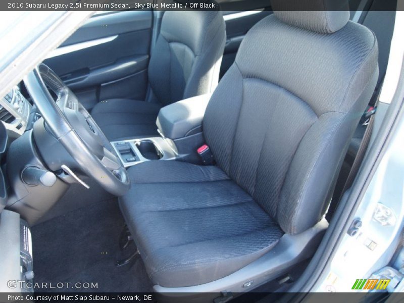 Sky Blue Metallic / Off Black 2010 Subaru Legacy 2.5i Premium Sedan