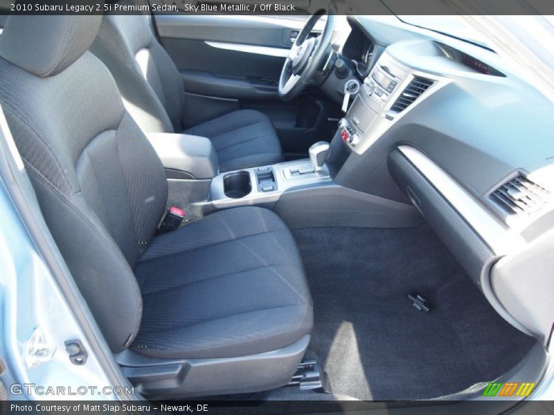 Sky Blue Metallic / Off Black 2010 Subaru Legacy 2.5i Premium Sedan