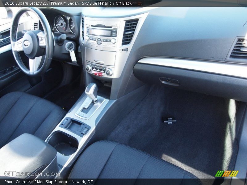 Sky Blue Metallic / Off Black 2010 Subaru Legacy 2.5i Premium Sedan