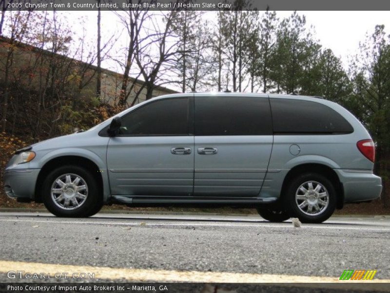 Butane Blue Pearl / Medium Slate Gray 2005 Chrysler Town & Country Limited