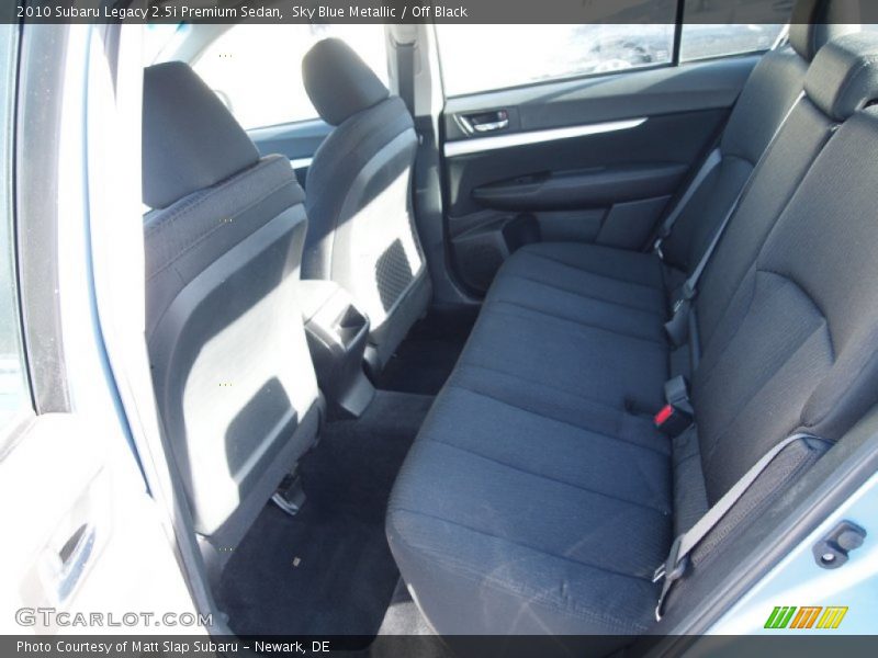 Sky Blue Metallic / Off Black 2010 Subaru Legacy 2.5i Premium Sedan