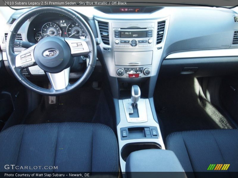 Sky Blue Metallic / Off Black 2010 Subaru Legacy 2.5i Premium Sedan