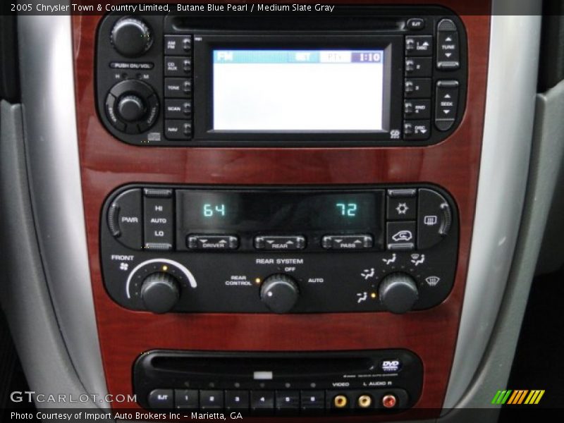 Butane Blue Pearl / Medium Slate Gray 2005 Chrysler Town & Country Limited