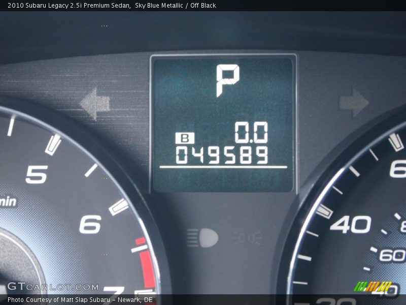 Sky Blue Metallic / Off Black 2010 Subaru Legacy 2.5i Premium Sedan