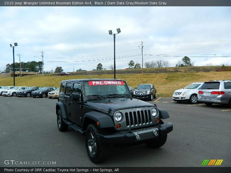 Black / Dark Slate Gray/Medium Slate Gray 2010 Jeep Wrangler Unlimited Mountain Edition 4x4