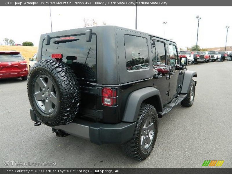 Black / Dark Slate Gray/Medium Slate Gray 2010 Jeep Wrangler Unlimited Mountain Edition 4x4