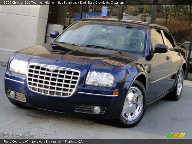 Midnight Blue Pearlcoat / Dark Slate Gray/Light Graystone 2006 Chrysler 300 Touring