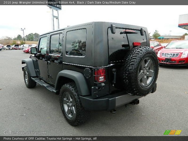 Black / Dark Slate Gray/Medium Slate Gray 2010 Jeep Wrangler Unlimited Mountain Edition 4x4