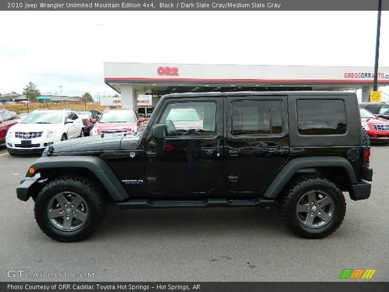 Black / Dark Slate Gray/Medium Slate Gray 2010 Jeep Wrangler Unlimited Mountain Edition 4x4