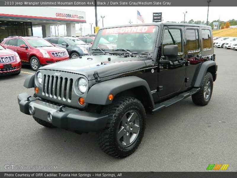 Black / Dark Slate Gray/Medium Slate Gray 2010 Jeep Wrangler Unlimited Mountain Edition 4x4