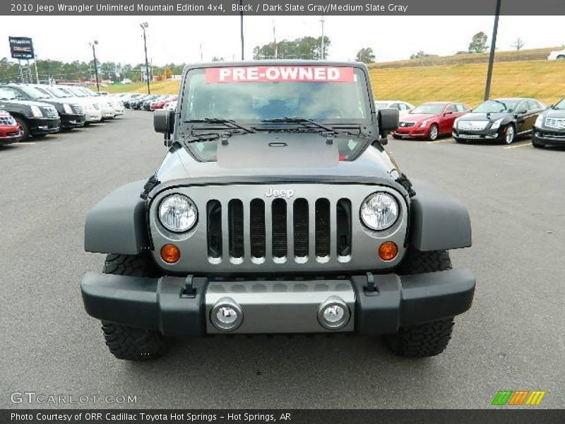 Black / Dark Slate Gray/Medium Slate Gray 2010 Jeep Wrangler Unlimited Mountain Edition 4x4