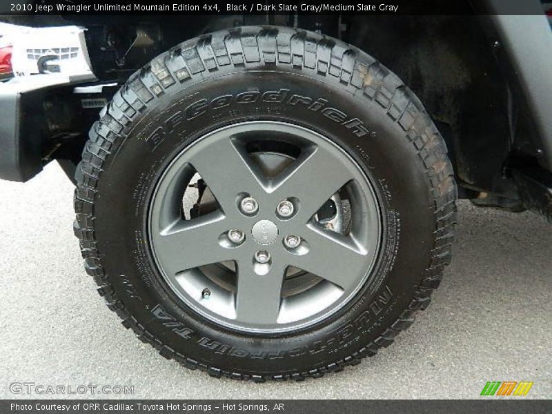 Black / Dark Slate Gray/Medium Slate Gray 2010 Jeep Wrangler Unlimited Mountain Edition 4x4