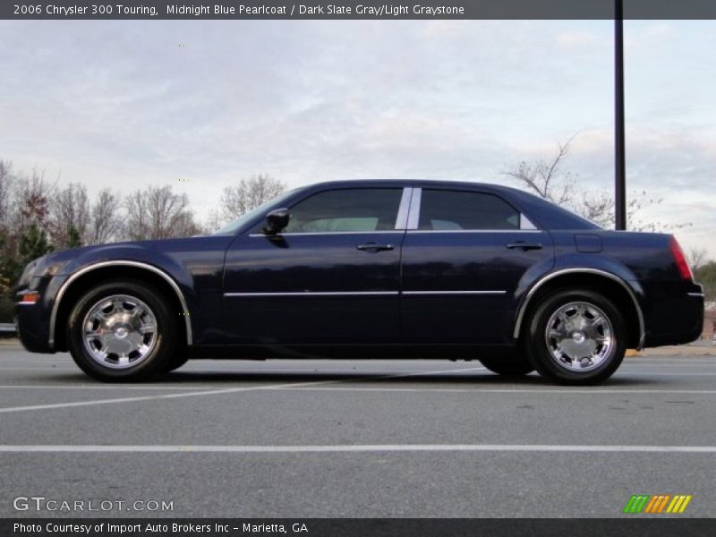 Midnight Blue Pearlcoat / Dark Slate Gray/Light Graystone 2006 Chrysler 300 Touring