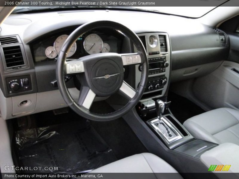 Midnight Blue Pearlcoat / Dark Slate Gray/Light Graystone 2006 Chrysler 300 Touring