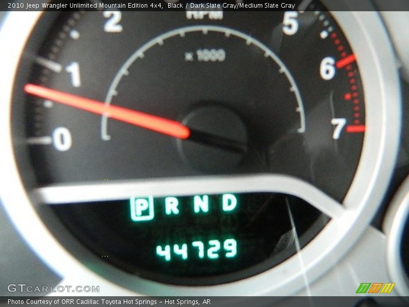 Black / Dark Slate Gray/Medium Slate Gray 2010 Jeep Wrangler Unlimited Mountain Edition 4x4
