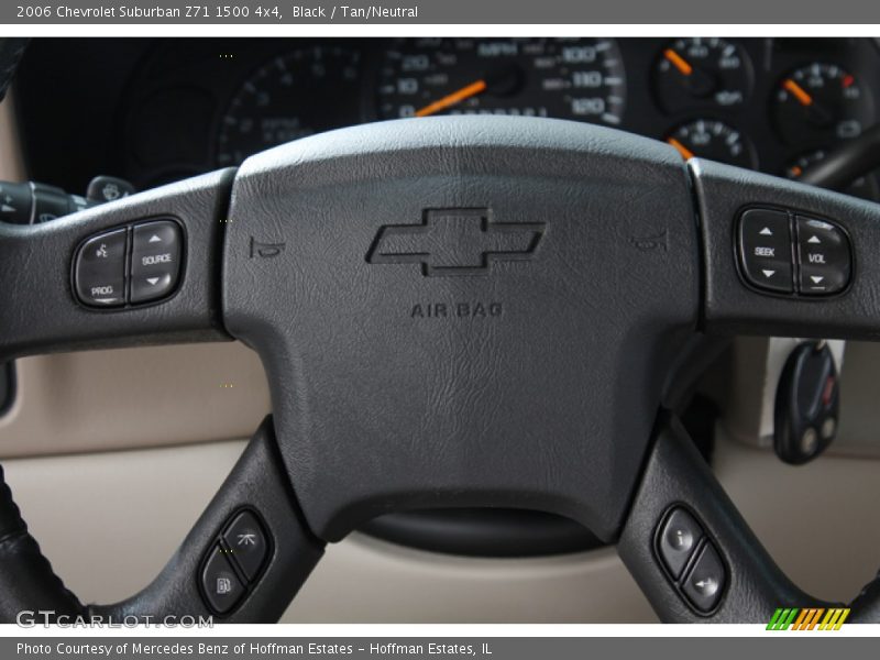 Black / Tan/Neutral 2006 Chevrolet Suburban Z71 1500 4x4