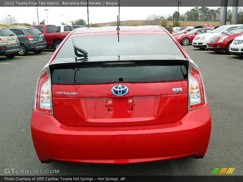 Barcelona Red Metallic / Bisque 2013 Toyota Prius Two Hybrid