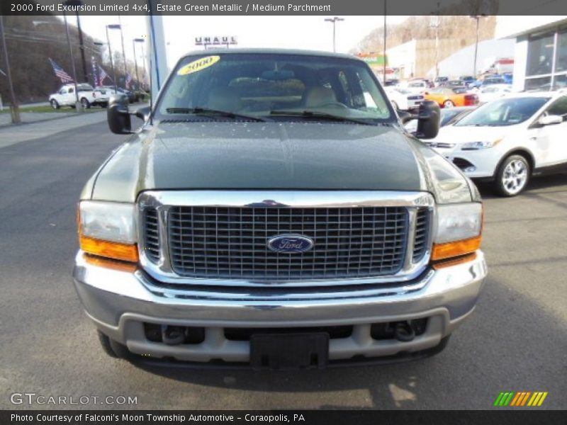Estate Green Metallic / Medium Parchment 2000 Ford Excursion Limited 4x4