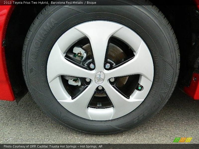 Barcelona Red Metallic / Bisque 2013 Toyota Prius Two Hybrid