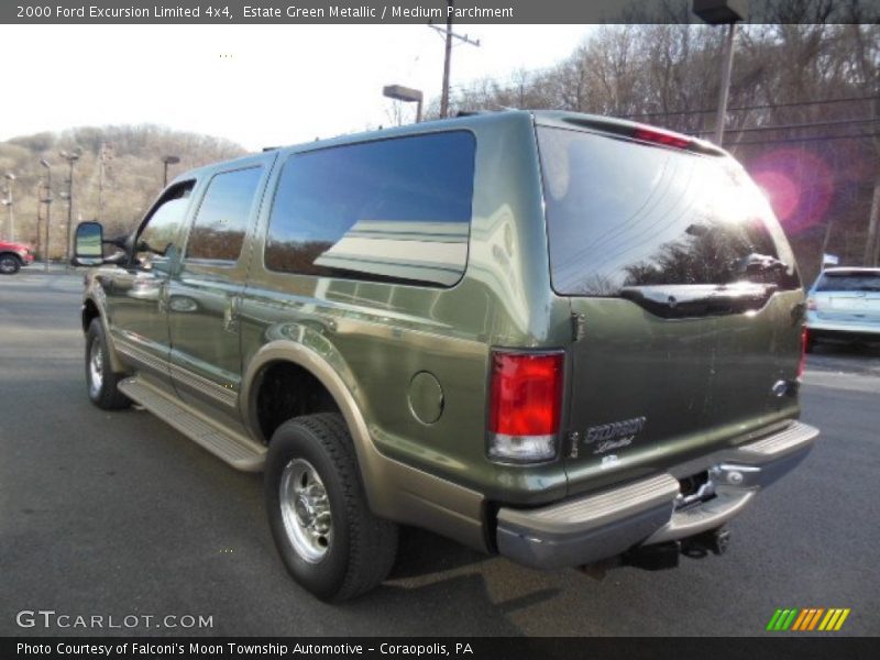 Estate Green Metallic / Medium Parchment 2000 Ford Excursion Limited 4x4