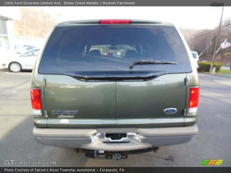 Estate Green Metallic / Medium Parchment 2000 Ford Excursion Limited 4x4