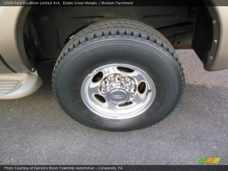 Estate Green Metallic / Medium Parchment 2000 Ford Excursion Limited 4x4