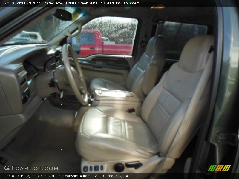 Estate Green Metallic / Medium Parchment 2000 Ford Excursion Limited 4x4