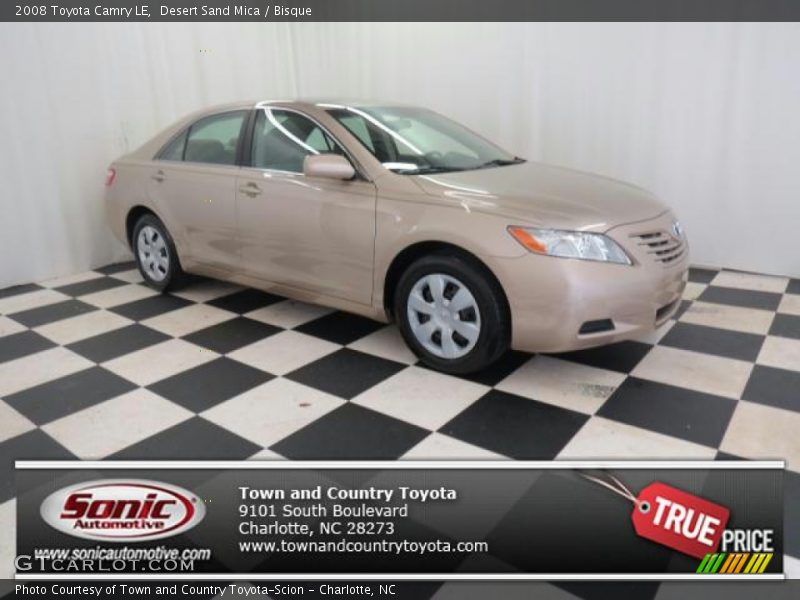 Desert Sand Mica / Bisque 2008 Toyota Camry LE