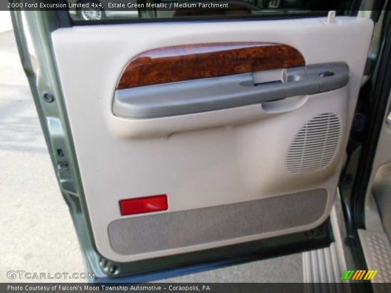 Estate Green Metallic / Medium Parchment 2000 Ford Excursion Limited 4x4