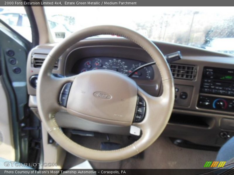 Estate Green Metallic / Medium Parchment 2000 Ford Excursion Limited 4x4