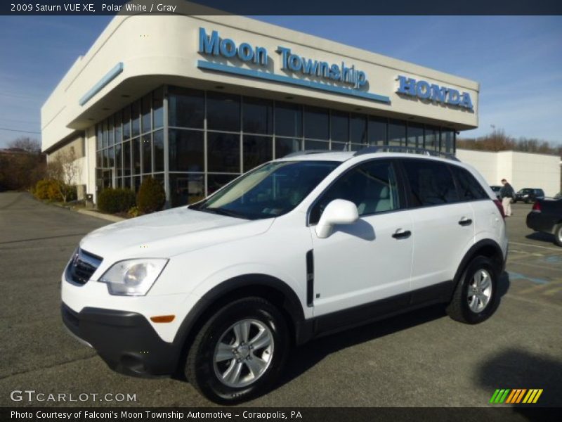 Polar White / Gray 2009 Saturn VUE XE