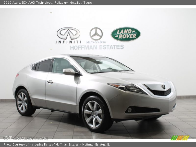 Palladium Metallic / Taupe 2010 Acura ZDX AWD Technology