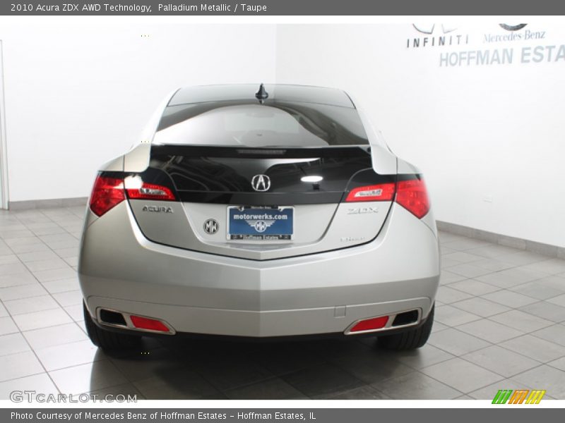 Palladium Metallic / Taupe 2010 Acura ZDX AWD Technology