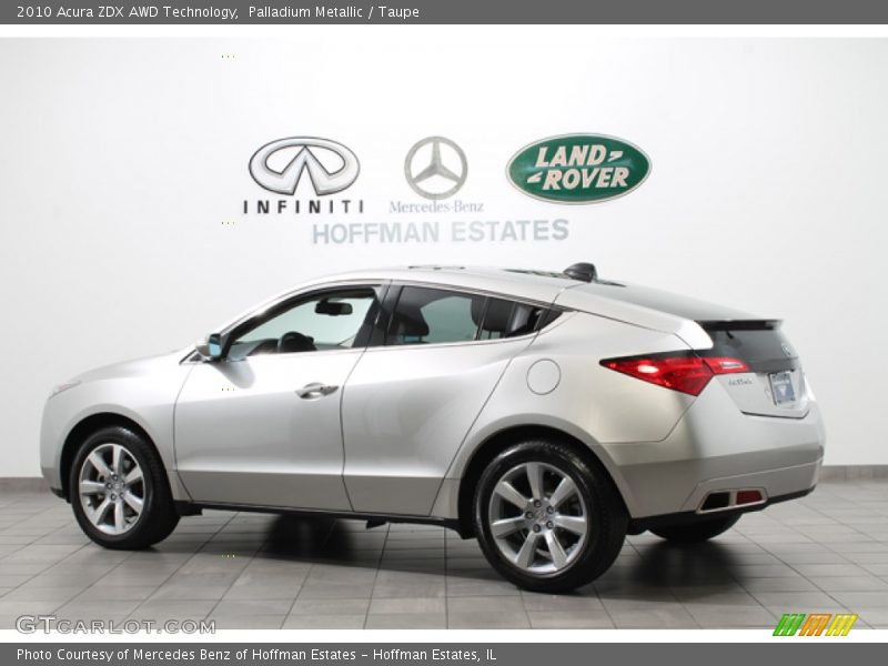 Palladium Metallic / Taupe 2010 Acura ZDX AWD Technology