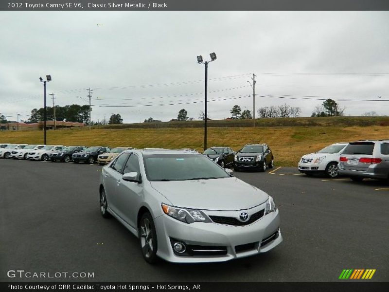Classic Silver Metallic / Black 2012 Toyota Camry SE V6