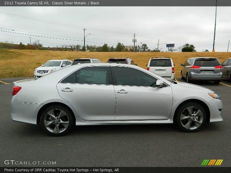 Classic Silver Metallic / Black 2012 Toyota Camry SE V6