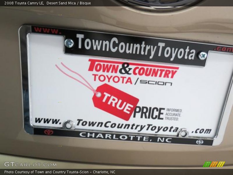 Desert Sand Mica / Bisque 2008 Toyota Camry LE
