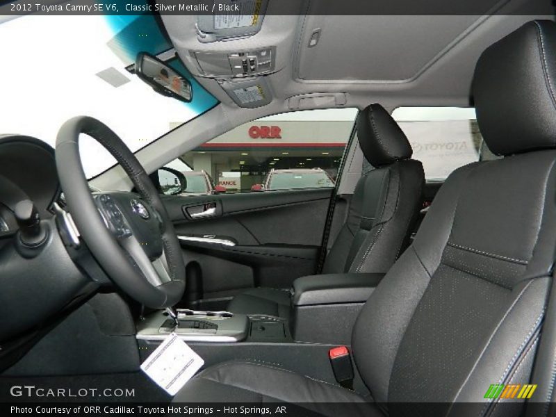 Classic Silver Metallic / Black 2012 Toyota Camry SE V6