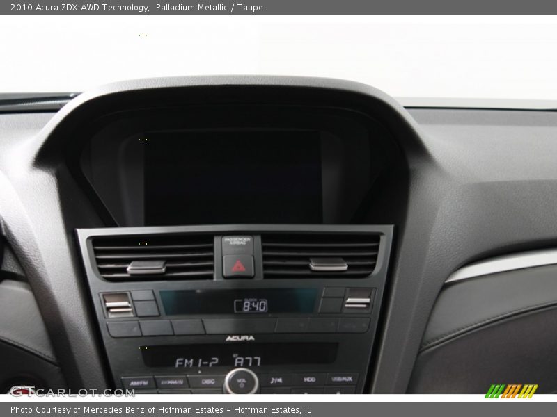 Palladium Metallic / Taupe 2010 Acura ZDX AWD Technology