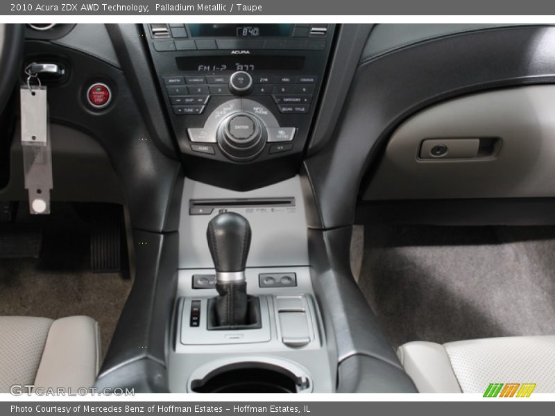  2010 ZDX AWD Technology 6 Speed Sequential SportShift Automatic Shifter